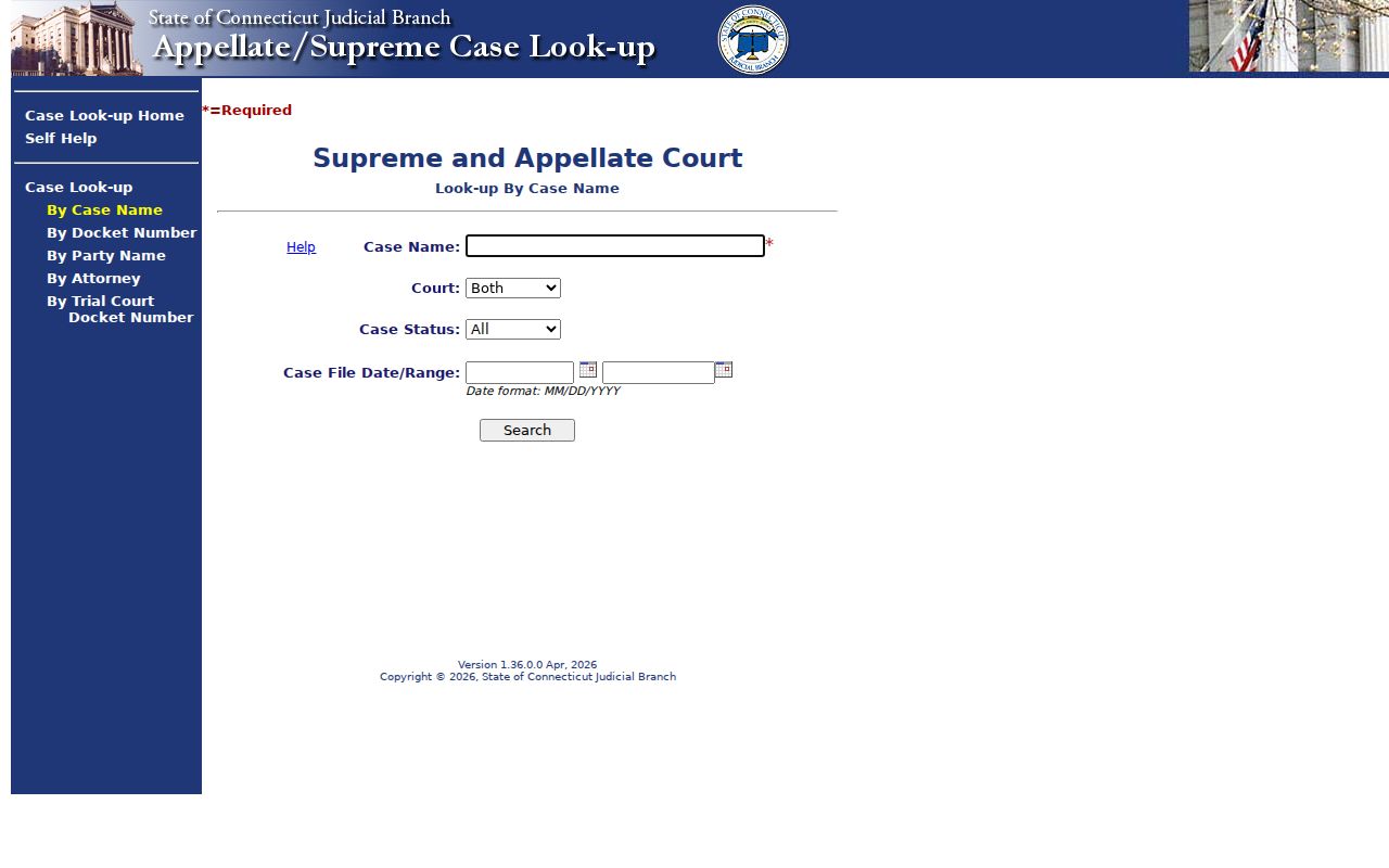West Haven court records appellate case lookup